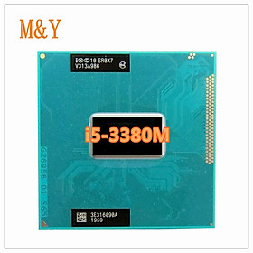 I5-3380M SR0X7 I5 3380M SROX7 2.9GHZ Bộ xử lý CPU lõi kép Dual