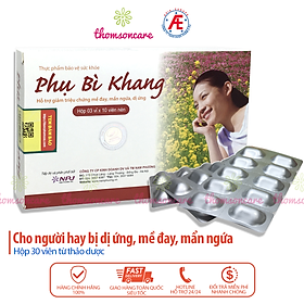 Phụ Bì Khang - Hỗ trợ giảm mề đay, mẩn ngứa, dị ứng từ thảo dược