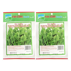 Bộ 2 Gói Hạt Giống Bí Ngọn (Siêu Đọt) Phú Nông PN 812 (10g / Gói)
