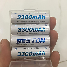 Bộ Sạc Pin AA, AAA Beston Tự ngắt khi đầy Sạc Tốc Độ Cao Có Led báo trạng thái sạc BST-C9009, Pin sạc chính hãng