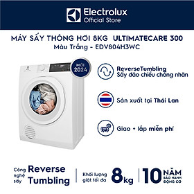 Mua  Mới 2024  Máy sấy thông hơi Electrolux 8kg UltimateCare 300 - Trắng EDV804H3WC - Hàng chính hãng