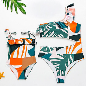 Phù Hợp Với Họ Đồ Tắm Mẹ Bơi Bikini Đồ Bơi Cho Mẹ Và Con Gái Đồ Bơi Nữ Trẻ Em Kid Cho Bé Bãi Biển Đồ Bơi - Kids-80