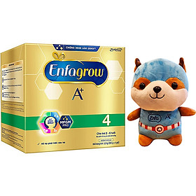 Sữa Bột Enfagrow A+ 4 2.2kg - Tặng Sóc Siêu Nhân Enfa