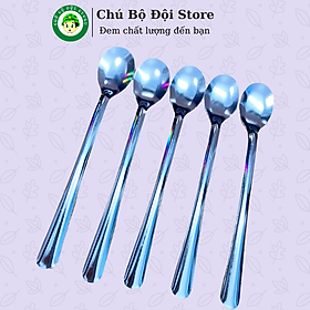 Mua Muỗng Inox Tròn Dài Chất Liệu Bằng Inox 304 Dày