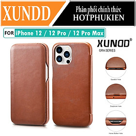 Bao da thể thao chống sốc cho iPhone 12 / 12 Pro / 12 Pro Max hiệu XUNDD Gra Series có ngăn đựng thẻ Card ATM visit cao cấp Bảo vệ toàn diện 360 độ, Smartsleep thông minh - Hàng nhập khẩu