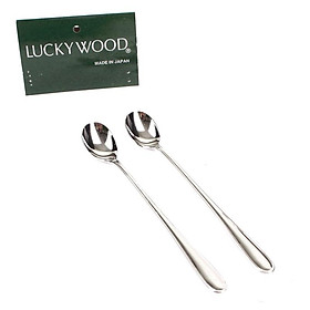 Mua Bộ 2-3 muỗng  thìa canh Luckywood 2MS 18.5cm (Trắng) Nhật Bản