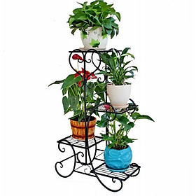 Kệ hoa/ cây cảnh 4 chậu hình trái tim - thép không gỉ BB1315