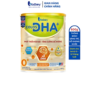 Sữa bột Colos DHA+ 0+ / hộp 800g