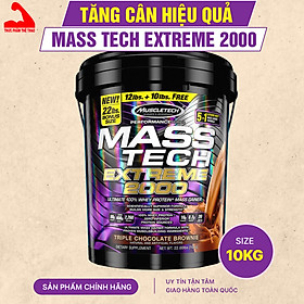 Sữa tăng cân Mass Tech Extreme 2000 22lbs (10kg) - Hàng chính hãng Muscletech USA