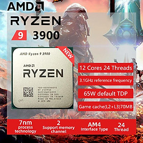 Hình ảnh MỚI! AMD RYZEN 9 3900 R9 3900 3.1 GHz Mười hai bộ xử lý CPU 24 luồng 7NM L3 = 64M 100-000000070 Ổ cắm AM4