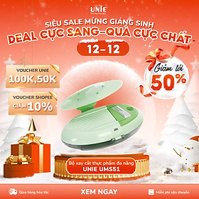 Mua Bộ xay cắt thực phẩm đa năng Unie UMS51  Thay thế 5 dụng cụ cắt thái thực phẩm Tạo hình rau củ dễ dàng chất liệu cao cấp - hàng chính hãng