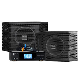 DÀN KARAOKE GIA ĐÌNH HIỆN ĐẠI, TINH GỌN 3IN1 MAXO CB1-450 - HÀNG NHẬP KHẨU
