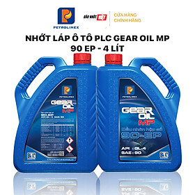 Nhớt hộp số ô tô Petrolimex PLC Gear Oil MP 90 EP (4L) - Chính hãng