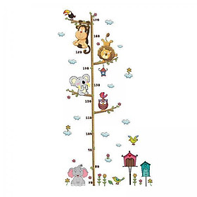 2X Kids Growth Height Chart Wall Door Sticker Ruler Nursery Decor 30x90cm_1pc