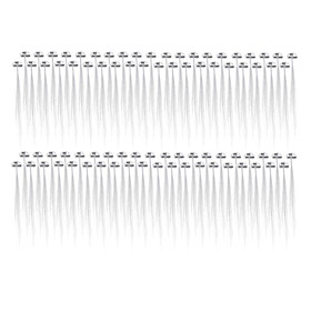 80Pcs LED Lights Hair Barrettes Hairpin Hair Braid Rave Party Supplies