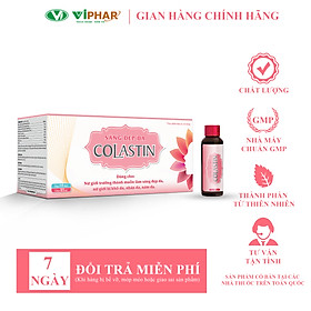 Nước Uống SÁNG ĐẸP DA COLASTIN Giúp Da Căng Mịn, Chống Lão Hoá, Hộp 10 Chai 25ml/50ml