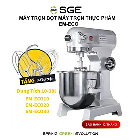 Mua Máy Trộn Bột/Máy Trộn Thực Phẩm EM ECO (10-30 L) Đi Kèm Theo Máy Là Bộ Ba Đầu Trộn Để Phù Hợp Nhu Cầu Sử Dụng Khác Nhau SGE - EM-ECO10