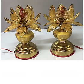 Mua Đèn thờ 1 bông cánh nhựa  HAN12157
