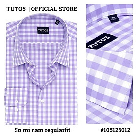 Áo sơ mi dài tay nam TUTO5 sơ mi công sở họa tiết sọc kẻ caro Regular fit Shirt cotton chống nhăn cao cấp phong cách trẻ trung, nam tính - 105126012