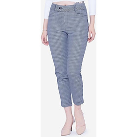Quần lỡ sọc caro ống côn The One Fashion QLH140CRD1