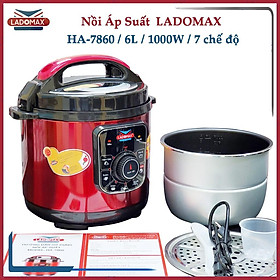 Mua Nồi áp suất điện Ladomax HA-7860 Dung tích 6L  7 chế độ nấu tiện dụng - Hàng chính hãng