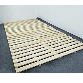 Mua Giường Pallet 1m8x2m  Gỗ Thông Gấp Gọn Cho Homestay - 2mx2m