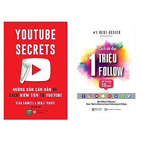 Combo 2Q: Hướng Dẫn Căn Bản Cách Kiếm Tiền Từ Youtube + Cách Để Đạt 1 Triệu Follow Chỉ Trong 30 Ngày (Sách Kinh Doanh/Marketing/Mạng Xã Hội)