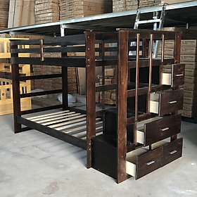 [Miễn phí vận chuyển, lắp đặt] Giường tầng xuất khẩu Newport 1m/1m hộc kéo hông