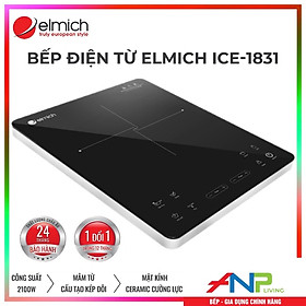 Mua Bếp Từ Đơn Elmich ICE-1831 (Công Suất 2100W  Điều Khiển Cảm Ứng  Mặt Kính Ceramic Cường Lực) - Hàng Chính Hãng