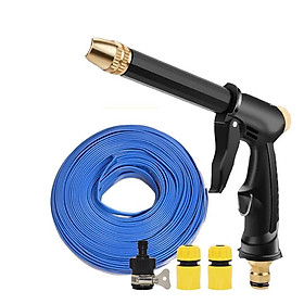 Mua Vòi Xịt Tăng Áp Rửa Xe Ô Tô Tưới Cây 20m 206810-2 cút nhựa nối nhựa đen