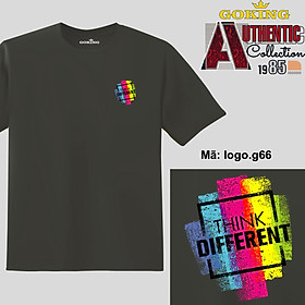 THINK DIFFERENT, mã logo-g66. Áo thun nam nữ siêu đẹp, form unisex. Áo phông GOKING hàng hiệu, quà tặng cao cấp cho gia đình, cặp đôi, lớp nhóm, doanh nghiệp