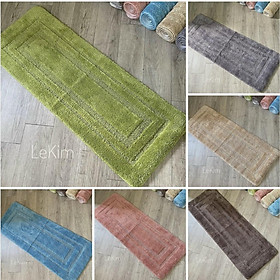 Mua Thảm chùi chân lau chân trải sàn loại dài roomat trang trí nhà cửa mẫu TC201 TC202 TC203 lông len mềm mịn  chống trượt -