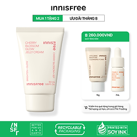 Kem dưỡng ẩm sáng da hoa anh đào đảo Jeju innisfree Cherry Blossom Tone Up Cream 50ml