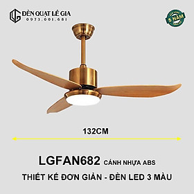 Mua Quạt Trần Hiện Đại LGFAN682 | Quạt Trần Trang Trí Phòng Khách