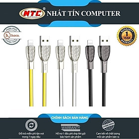 Mua Cáp sạc và truyền dữ liệu dành cho Hoco U52 Bright cổng LN 2.4A dài 1.2M (3 màu) - Hàng chính hãng