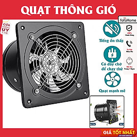 Mua Quạt Hút Mùi  Thông Gió Vuông Kích Thước 195-255-305 Quạt Hút Gió - Hút Mùi Nhà Bếp Cánh Và Vỏ Sắt Hoặc Inox Dây Đồng 100%  Sắt Dày