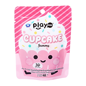Kẹo Dẻo Playmore Hình Bánh Cupcake 48G