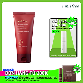 Sữa Rửa Mặt Ngăn Ngừa Lão Hóa Da Innisfree Jeju Pomegranate Revitalizing Foam Cleanser (150ml)