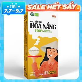 Gạo Hữu Cơ Hoa Nắng - Vàng Lúa Chín 2kg