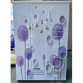 Mua Tủ áo in 3D Tundo nhiều ngăn người lớn L1 1m05 x 1m6 x 51 cm