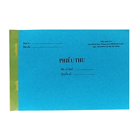 Bộ 3 Phiếu Thu 2 Liên