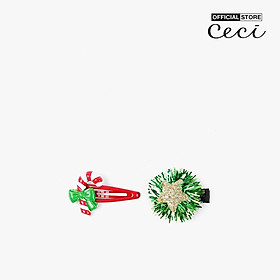CECI - Set 2 kẹp tóc nữ phong cách giáng sinh CC6-01000142