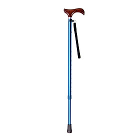 Japan for a period of elderly retractable walking stick skid walking stick AS-10 blue