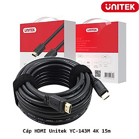 Dây HDMI Unitek 15M (YC- 143U ) - HÀNG CHÍNH HÃNG