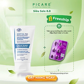 Dầu Gội hỗ trợ điều trị Gàu Mảng, Vảy Nến Ducray Kertyol P.S.O Shampoo (125ml)