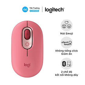 Chuột không dây bluetooth Logitech POP Mouse - Hàng chính hãng