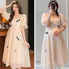 Những mẫu chân Váy Bầu đẹp để đi tiệc đi đám cưới làm công sở