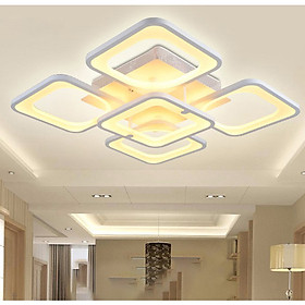 Mua Đèn ốp trần Mica vuông hiện đại 5 cánh MO913 ( có 3 chế độ màu)