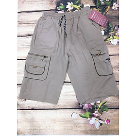 Quần short kaki lưng thun nam trung niên cao cấp