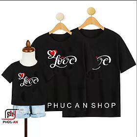 Đủ size ÁO THUN NHÓM,GIA ĐÌNH - LOVE